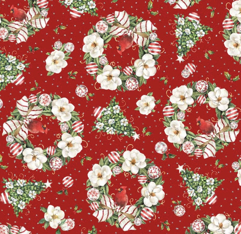 Mary Jane & Friends - The Countdown to the Holidays Ladies - FINISHING DESIGN  - BACKING FABRIC 
